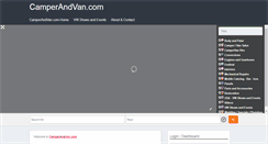Desktop Screenshot of camperandvan.com